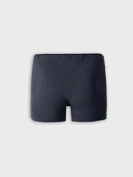 Изображение товара Трусы мужские Mark Formelle 411134 (р.102-112, черная гусиная лапка на темно-сером)