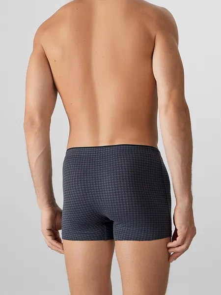 Изображение товара Трусы мужские Mark Formelle 411134 (р.102-112, черная гусиная лапка на темно-сером)