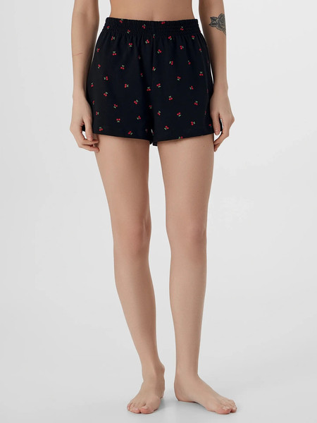 Изображение товара Пижама Mark Formelle 592536 (р.164/170-96-102, черный/вишенки на черном)