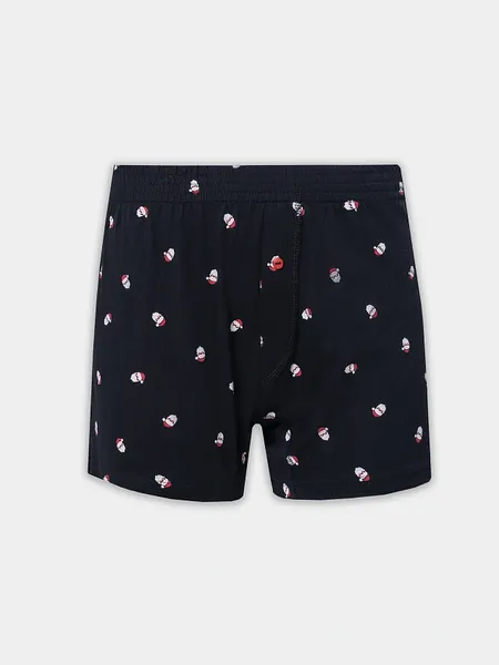 Изображение товара Трусы мужские Mark Formelle 411152 (р.114-124, мелкая набивка на черном)