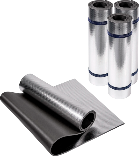 Изображение товара Туристический коврик Isolon Decor Металлик 1800х600х8 (4шт, темно-серый)