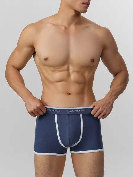 Изображение товара Комплект мужских трусов Mark Formelle 411165-2 (р.94-104, гроза/серый меланж 4306-А)