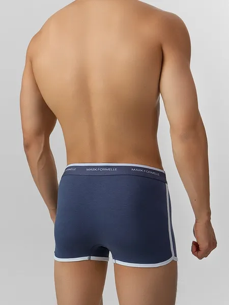 Изображение товара Комплект мужских трусов Mark Formelle 411165-2 (р.94-104, гроза/серый меланж 4306-А)
