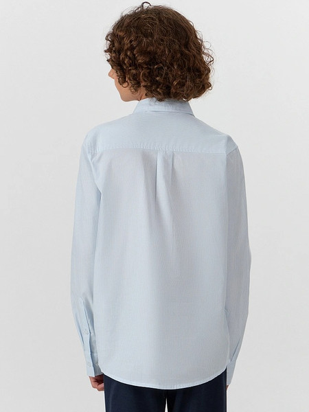 Изображение товара Рубашка детская Mark Formelle 123478 (р.152-76, бело-голубая полоска)