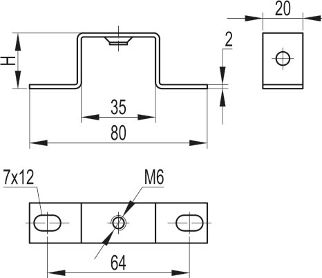 Изображение товара Кронштейн крепежный DKC TST50