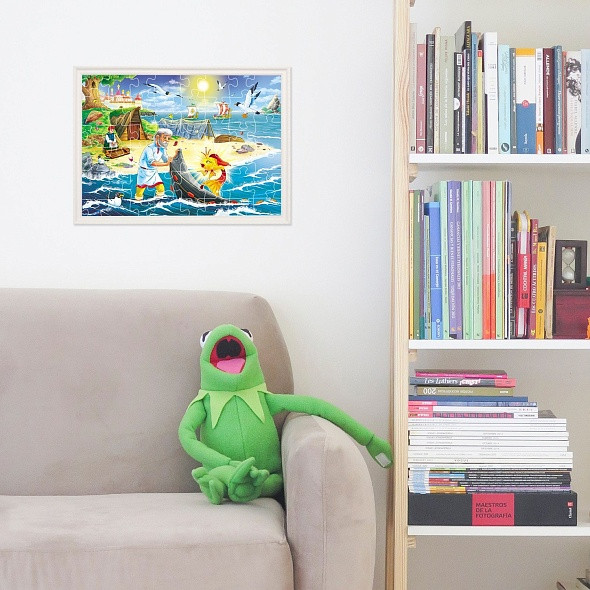 Изображение товара Пазл Hatber Premium. Золотая рыбка / 24ПЗ2_21026 (24эл)