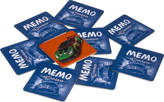 Изображение товара Настольная игра Hatber Мемо Автомобили / 36ИнМ_35002