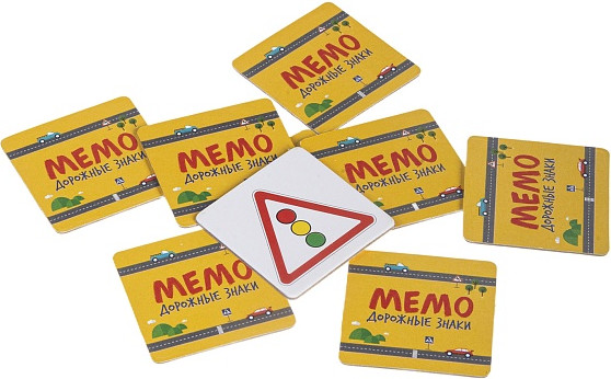 Изображение товара Настольная игра Hatber Мемо Дорожные знаки / 36ИнМ_33907