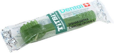 Изображение товара Лакомство для собак TiTBiT Dental+ Зубная щетка с мясом кролика / 19887 (35шт./упак.)