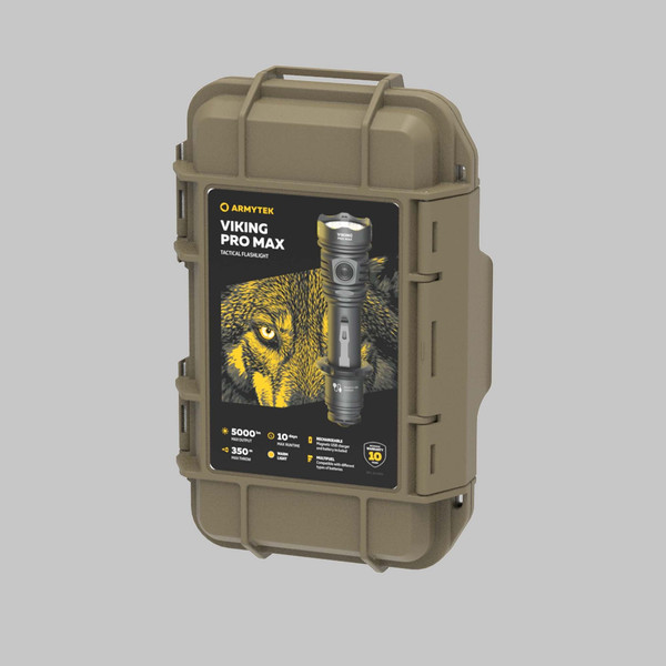 Изображение товара Фонарь Armytek Viking Pro Max Magnet USB Warm / F08301W (теплый)