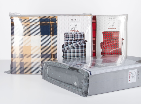 Изображение товара Комплект постельного белья Samsara Урбино 1.5cп Ф150-2/5070 (хлопок, фланель)