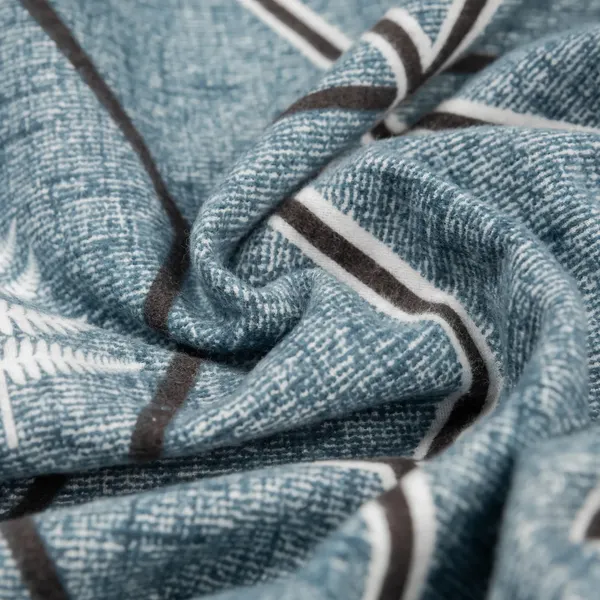 Изображение товара Комплект постельного белья Samsara Гео синий 2сп Ф200-3/7070 (хлопок, фланель)