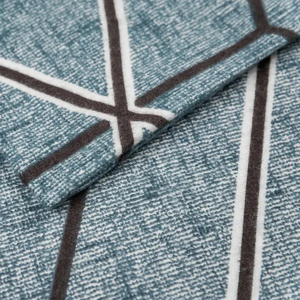 Изображение товара Комплект постельного белья Samsara Гео синий 2сп Ф200-3/7070 (хлопок, фланель)