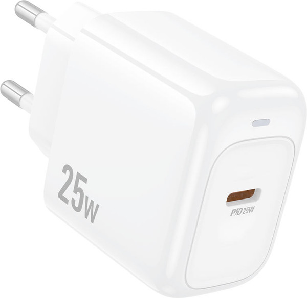 Изображение товара Адаптер питания сетевой Hoco CS53A Surplus 25W 3A (PD) USB Type-C / 31488 (белый)