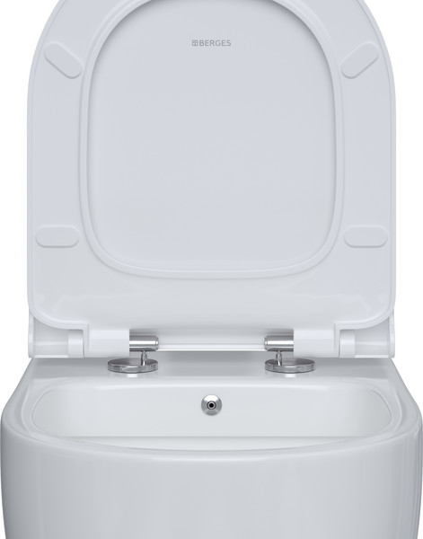 Изображение товара Унитаз подвесной Berges Ego XL 54 с сиденьем Slim SO