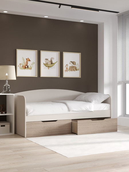 Изображение товара Ящик под кровать Артём-Мебель СН 120.06  (дуб скандинавский)