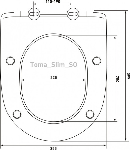 Изображение товара Унитаз подвесной Berges Ego XL 54 с функцией биде, с сиденьем Slim SO