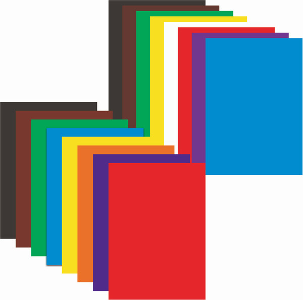 Изображение товара Набор цветной бумаги и картона Юнландия Планеты 129570