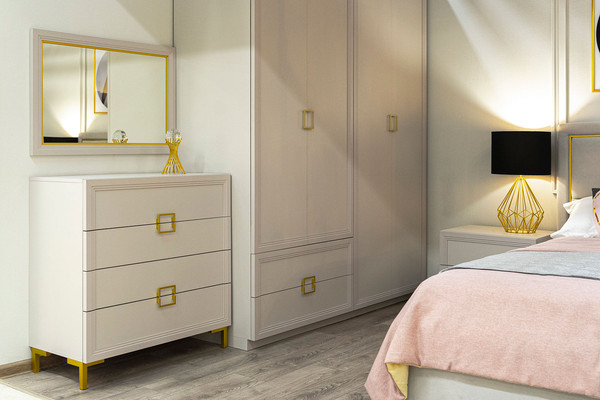 Изображение товара Шкаф Ангстрем Дольче спальня ДЛ-200.01 исп.72 (кашемир серый)