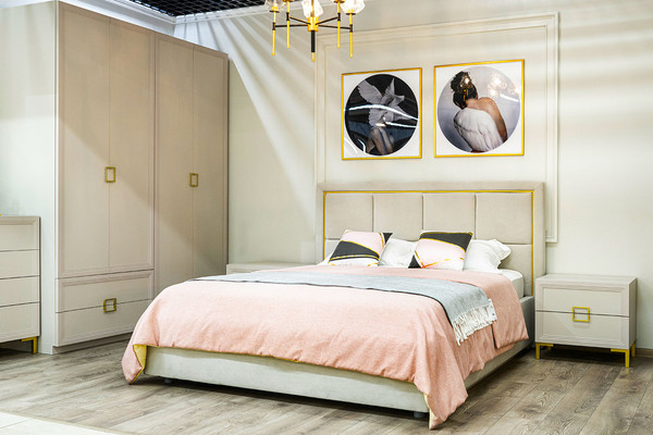 Изображение товара Шкаф Ангстрем Дольче спальня ДЛ-200.01 исп.72 (кашемир серый)