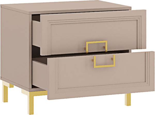 Изображение товара Прикроватная тумба Ангстрем Дольче спальня ДЛ-305.03 исп.3 (кашемир серый)