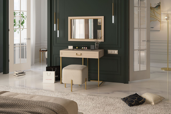 Изображение товара Туалетный столик Ангстрем Дольче спальня ДЛ-500.11 (кашемир серый)