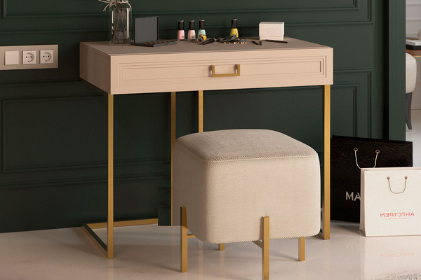 Изображение товара Туалетный столик Ангстрем Дольче спальня ДЛ-500.11 (кашемир серый)