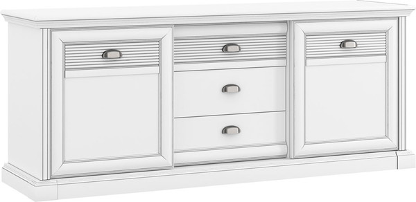 Изображение товара Тумба Ангстрем Изотта гостиная ИТ-350.05 исп.5 (белый премиум ST24)