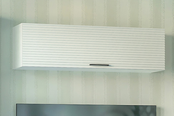 Изображение товара Шкаф навесной Ангстрем Хилтон гостиная ХТ-430.02 исп.2 (Д1, белый премиум)