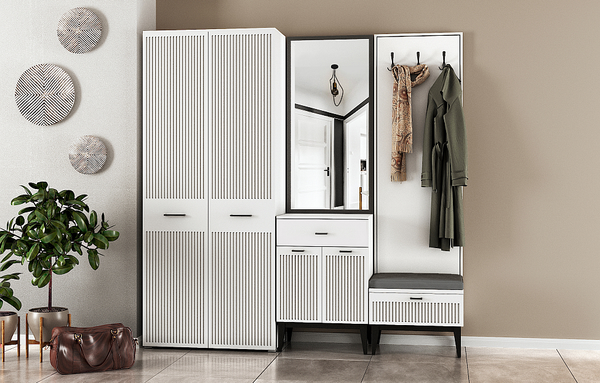 Изображение товара Зеркало Ангстрем Хилтон прихожая ХТ-600.05 (черный графит)