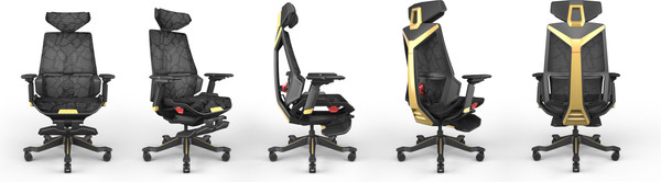 Изображение товара Кресло геймерское Ergosmart Bloodragon (золото)