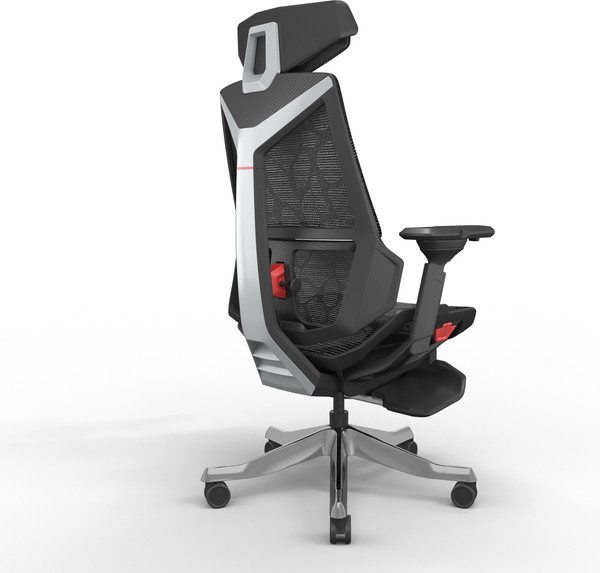 Изображение товара Кресло геймерское Ergosmart Bloodragon (серебристый)