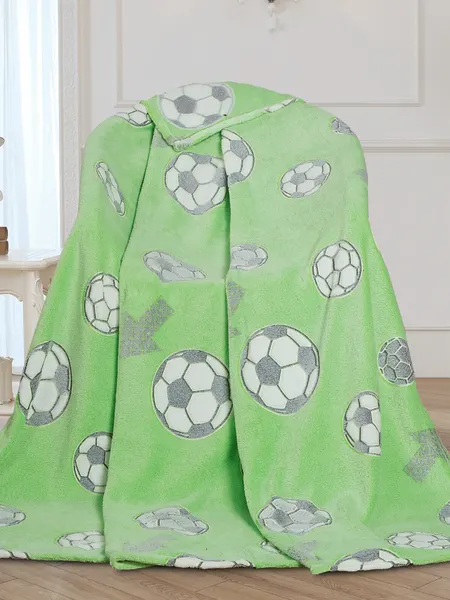 Изображение товара Плед Павлинка Футбол неон 150x100