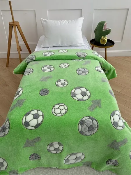 Изображение товара Плед Павлинка Футбол неон 150x100