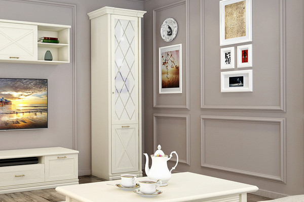 Изображение товара Шкаф-пенал Ангстрем Кантри гостиная КА-214.25 (БФ) исп.23 (валенсия)