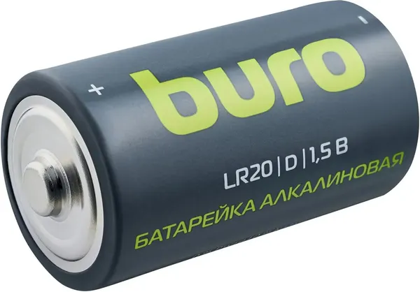 Изображение товара Комплект батареек Buro Alkaline D LR6 (2шт)