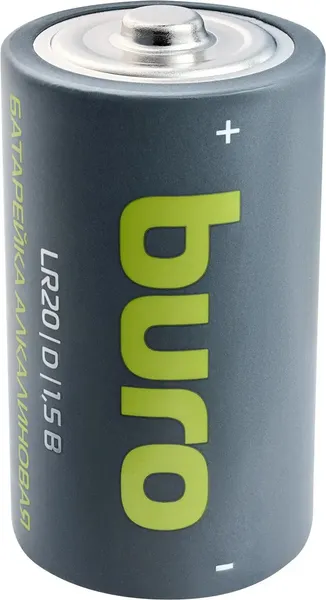 Изображение товара Комплект батареек Buro Alkaline D LR6 (2шт)
