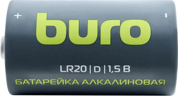 Изображение товара Комплект батареек Buro Alkaline D LR6 (2шт)