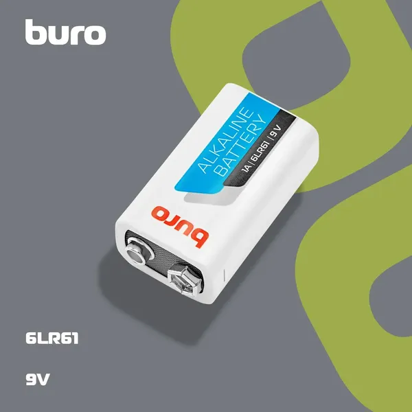 Изображение товара Батарейка Buro Крона 6LR61