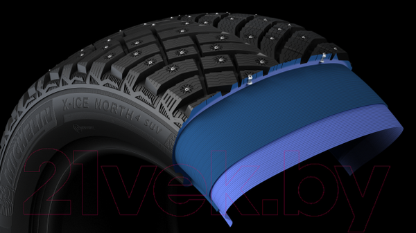 Изображение товара Зимняя шина Michelin X-Ice North 4 SUV 255/40R22 103T (шипы)