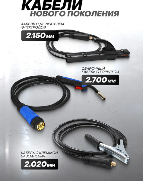 Изображение товара Полуавтомат сварочный Forsage F-MIG/MMA250 (6570)