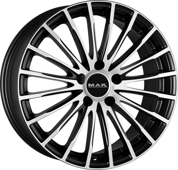Литой диск MAK Starlight 17x7.5" 5x112мм DIA 66.6мм ET 45мм Ice Black — фото 3