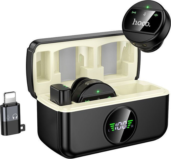 Изображение товара Радиосистема микрофонная Hoco L22 (черный)