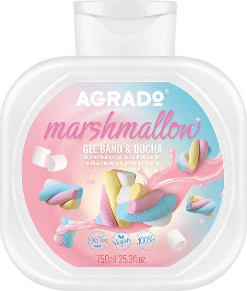 Гель для душа Agrado Bath & Shower Gel Marshmallow (750мл) — фото 3