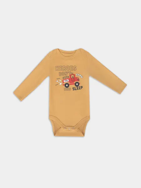 Изображение товара Комплект одежды для малышей Mark Formelle 89404 (р.68-44, бисквит/машинки на бисквите)