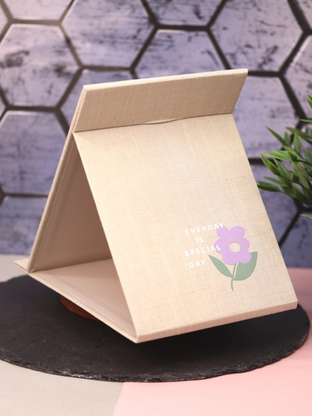 Изображение товара Зеркало косметическое ILikeGift Hello world 133B-01 (brown)