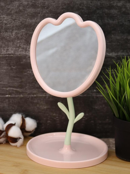 Изображение товара Зеркало косметическое ILikeGift Girly Tulip 157P-352-12-02 (pink)