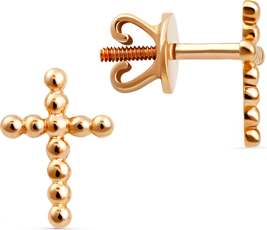 Изображение товара Серьги из красного золота Кристалл CG81200226773