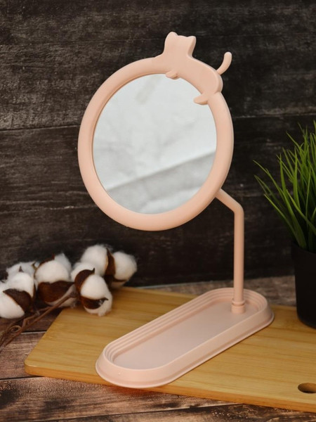 Изображение товара Зеркало косметическое ILikeGift Girly Cat sleeping 157P-352-39-02 (pink)
