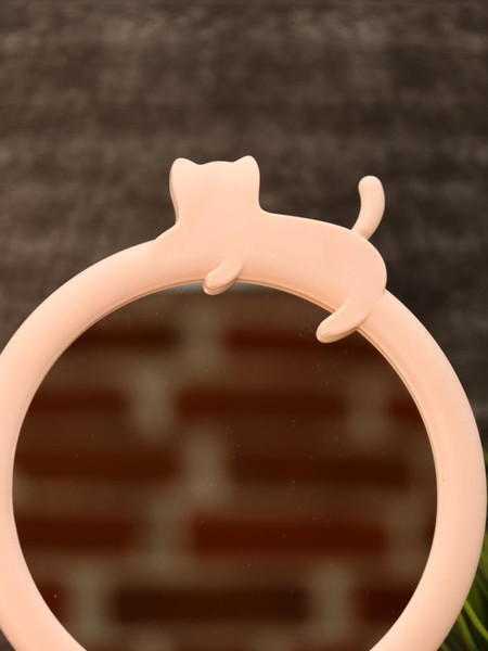 Изображение товара Зеркало косметическое ILikeGift Girly Cat sleeping 157P-352-39-02 (pink)